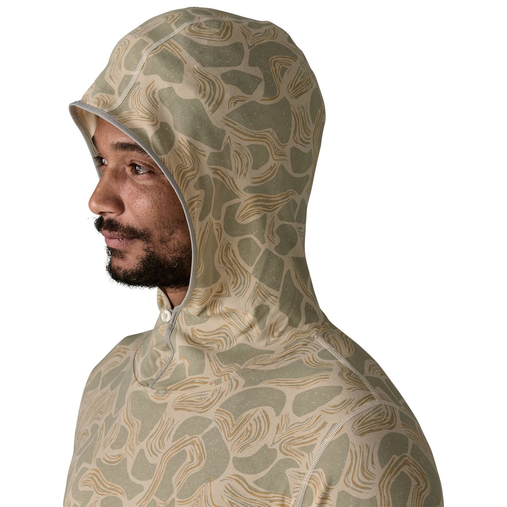Patagonia Men's Tropic Comfort Natural Hoody Coastal Edge: Natural