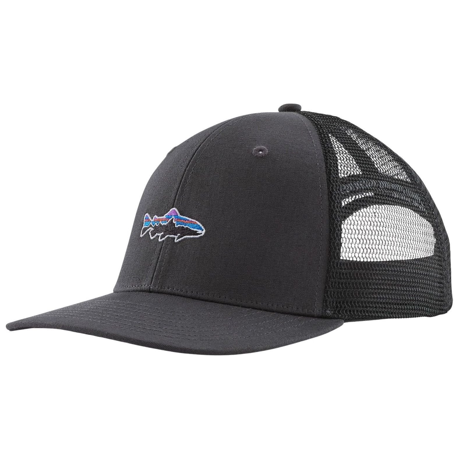 Patagonia Take a Stand Trucker Hat Stand Up Trout: Ink Black