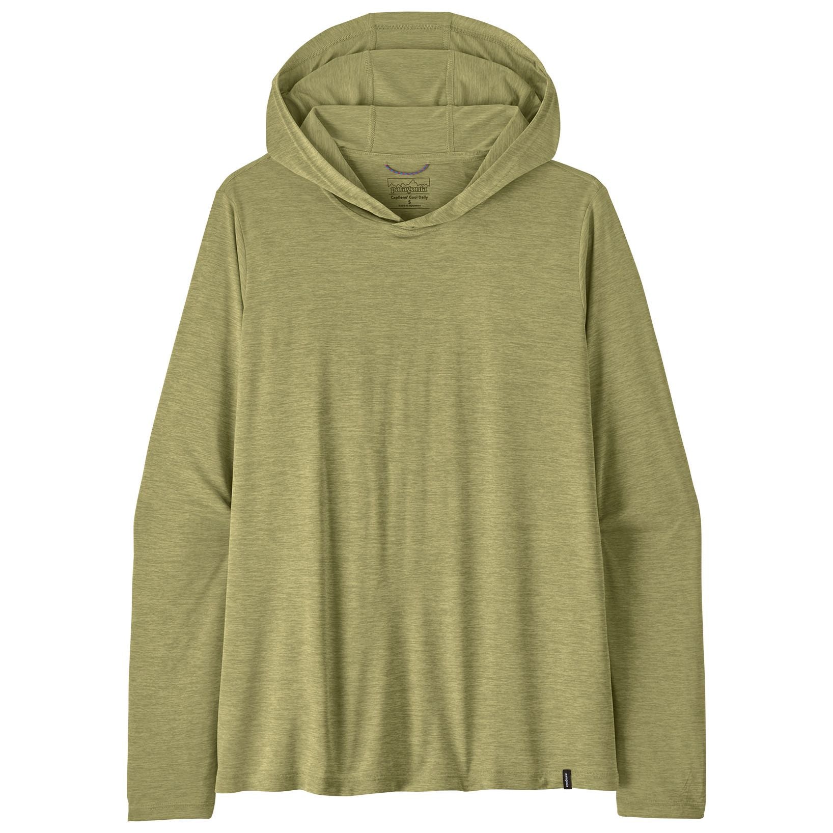 Patagonia Women's Capilene Cool Daily Hoody Gumtree Green - Light Gumtree Green X-Dye