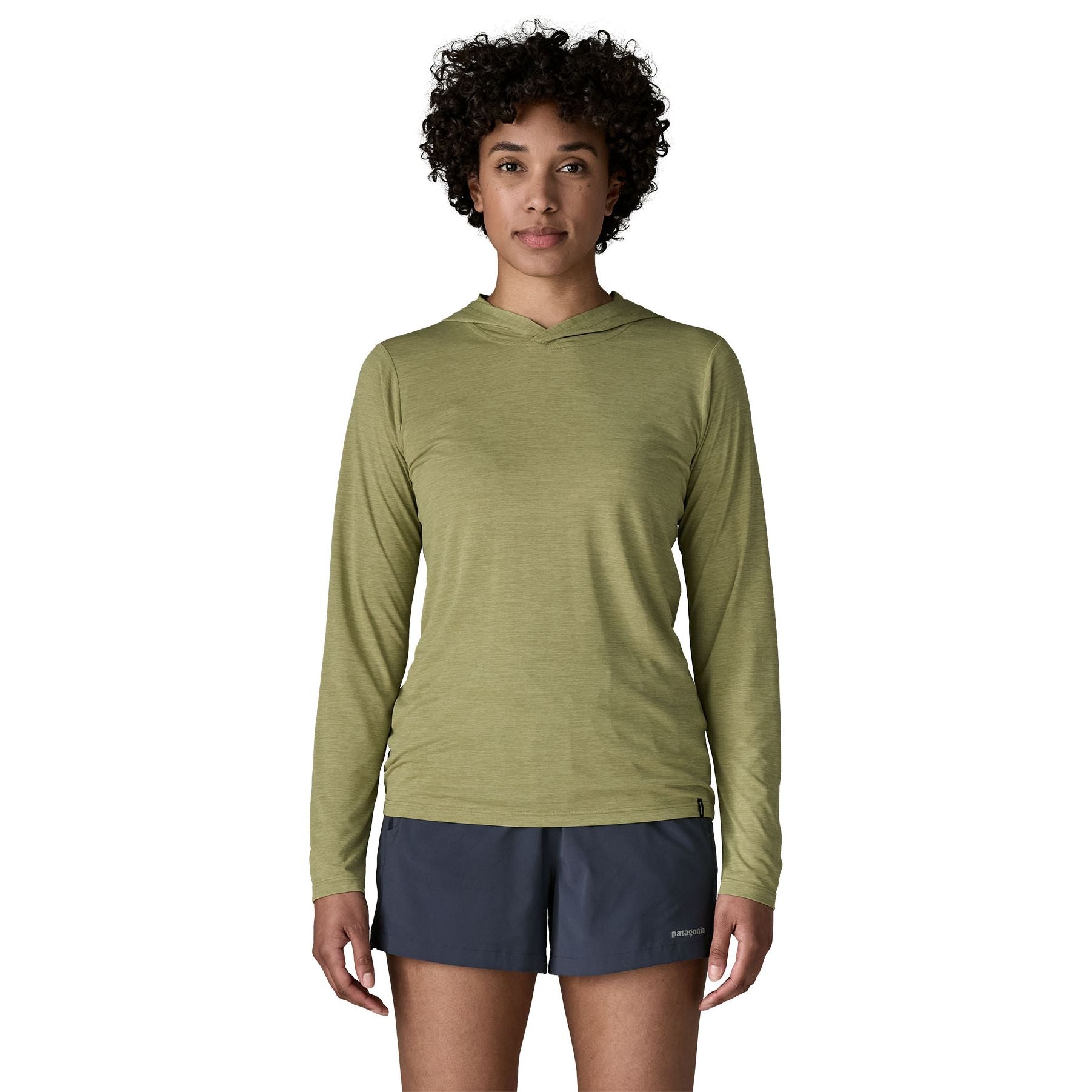 Patagonia Women's Capilene Cool Daily Hoody Gumtree Green - Light Gumtree Green X-Dye