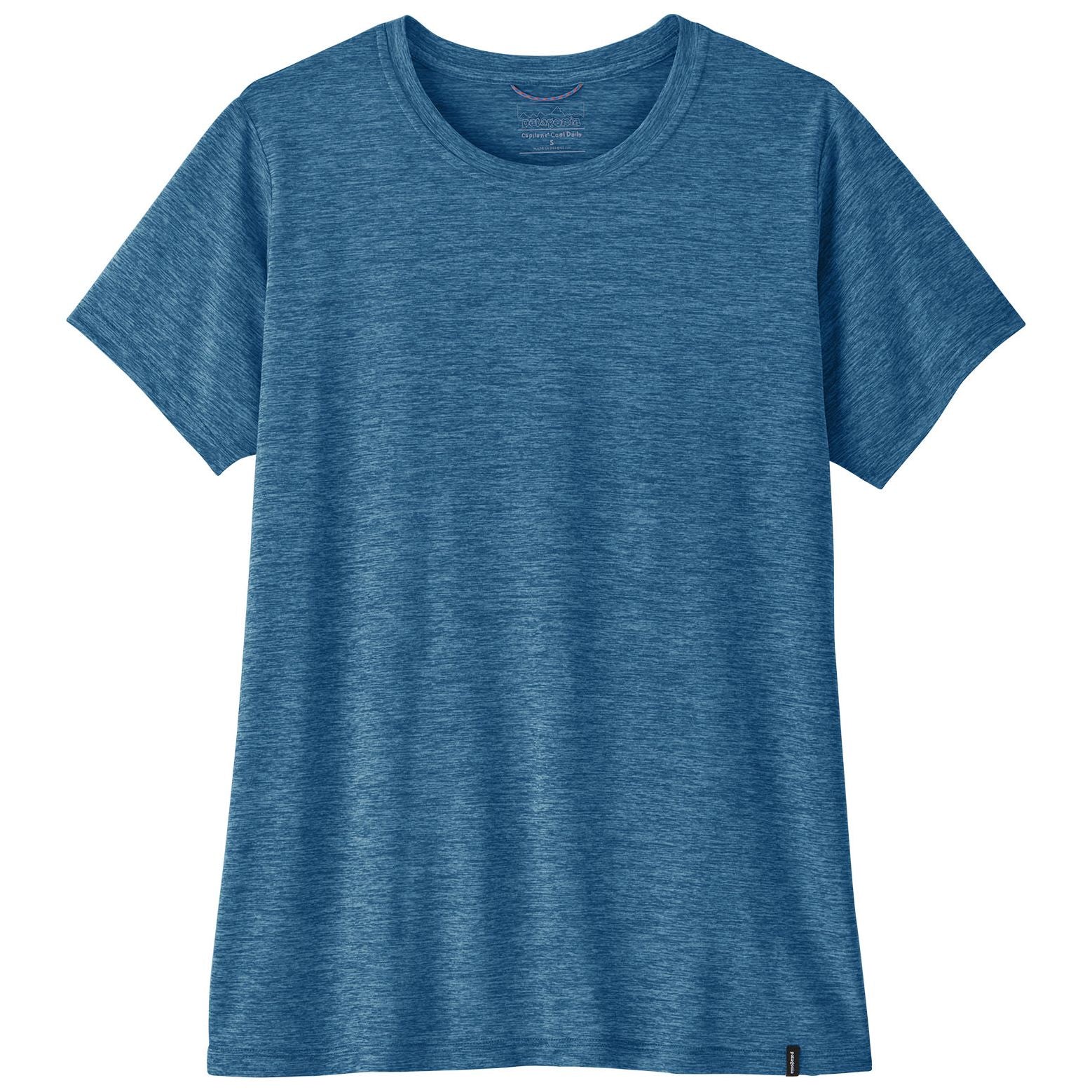 Patagonia Women's Capilene Cool Daily Shirt Aquatic Blue - Light Aquatic Blue X-Dye