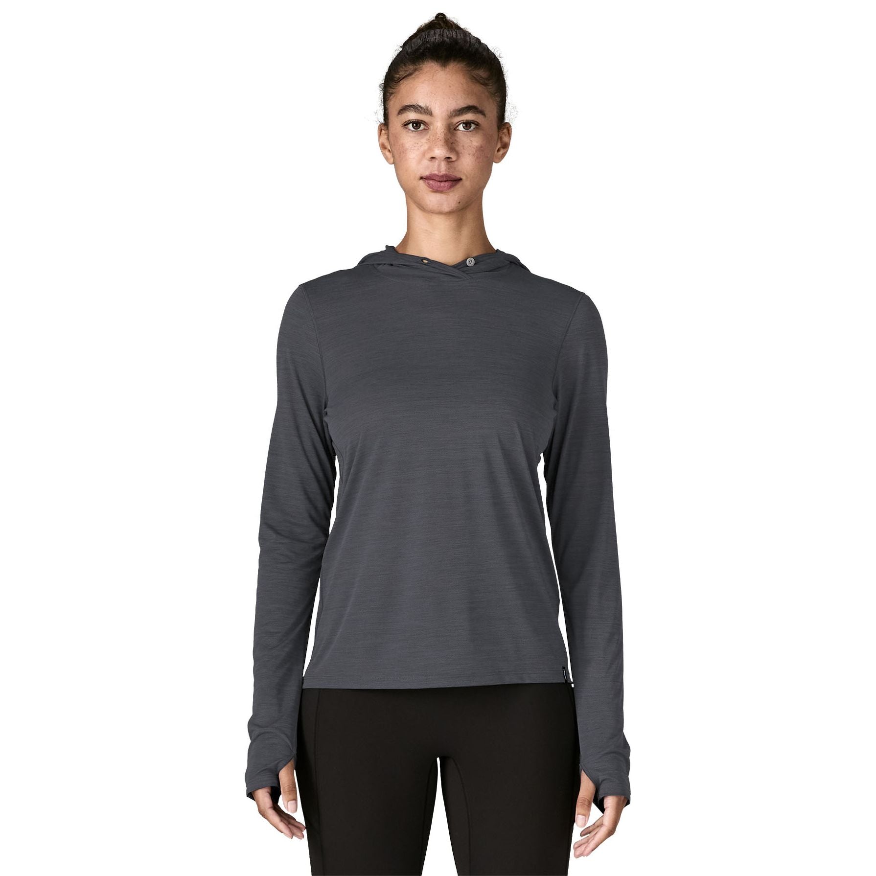 Patagonia Women's Capilene Cool Ultra Hoody Smolder Blue - Light Smolder Blue X-Dye