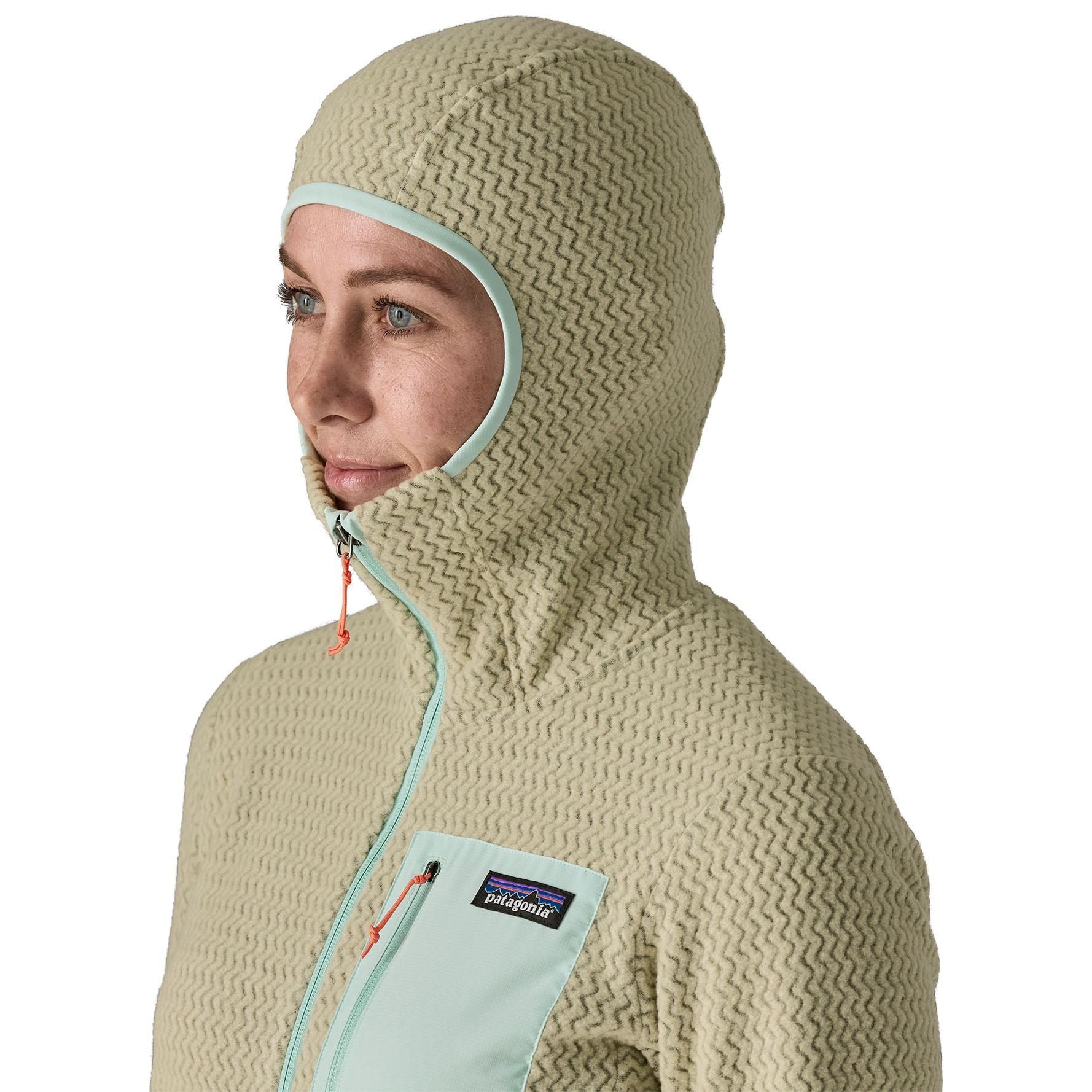 Patagonia Women's R1 Air Full-Zip Hoody Weathered Stone