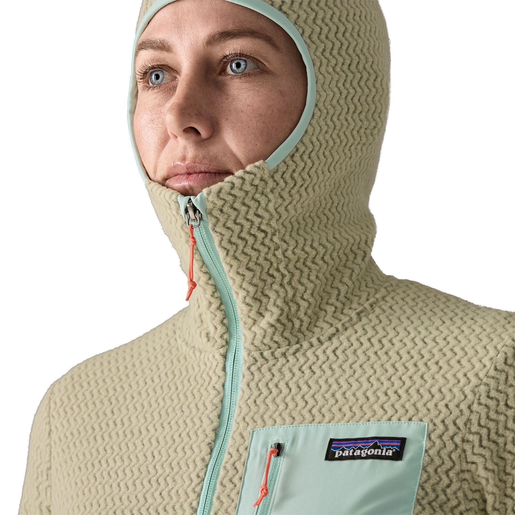 Patagonia Women's R1 Air Full-Zip Hoody Weathered Stone
