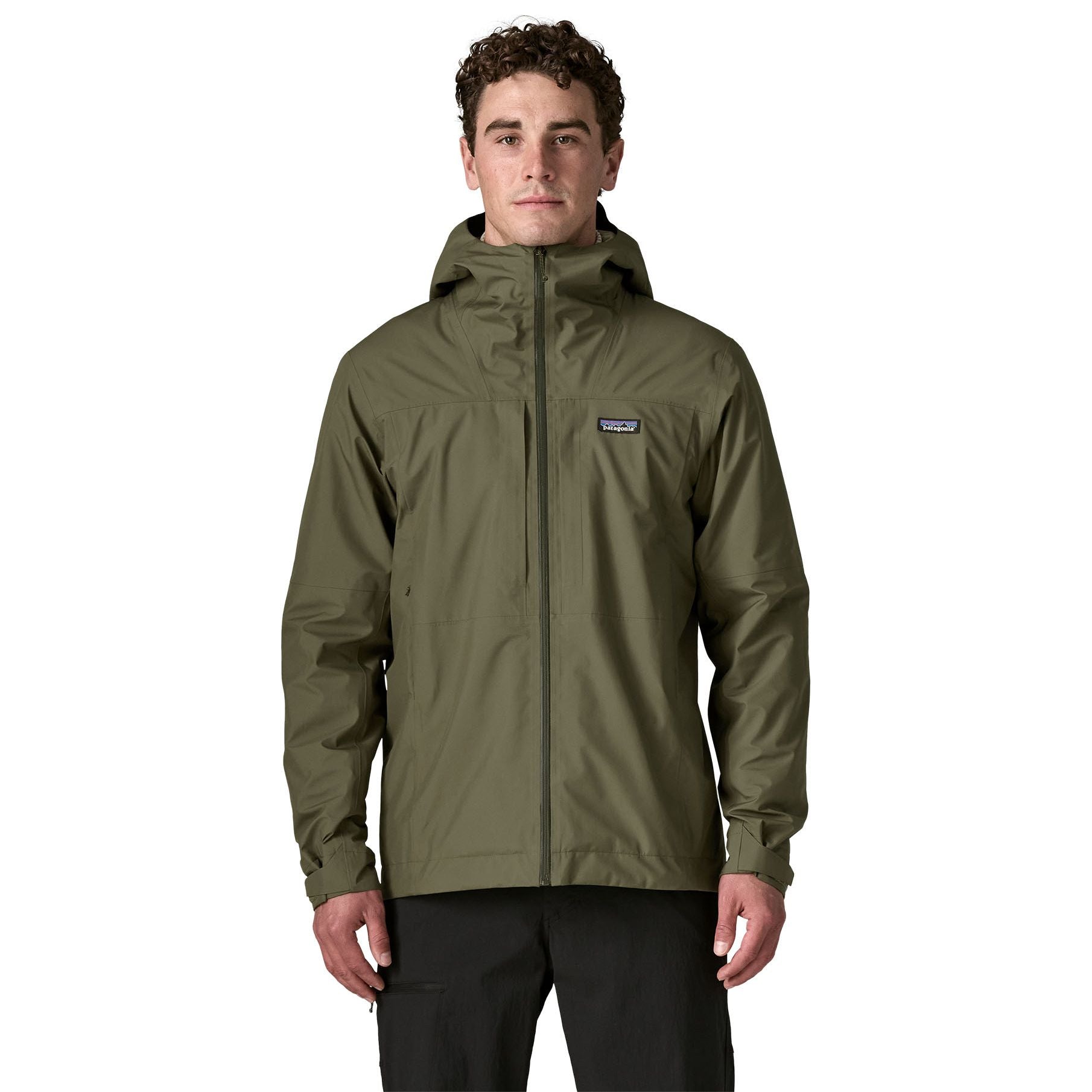 Patagonia Men's Insulated Boulder Fork Rain Jacket Basin Green Image 02