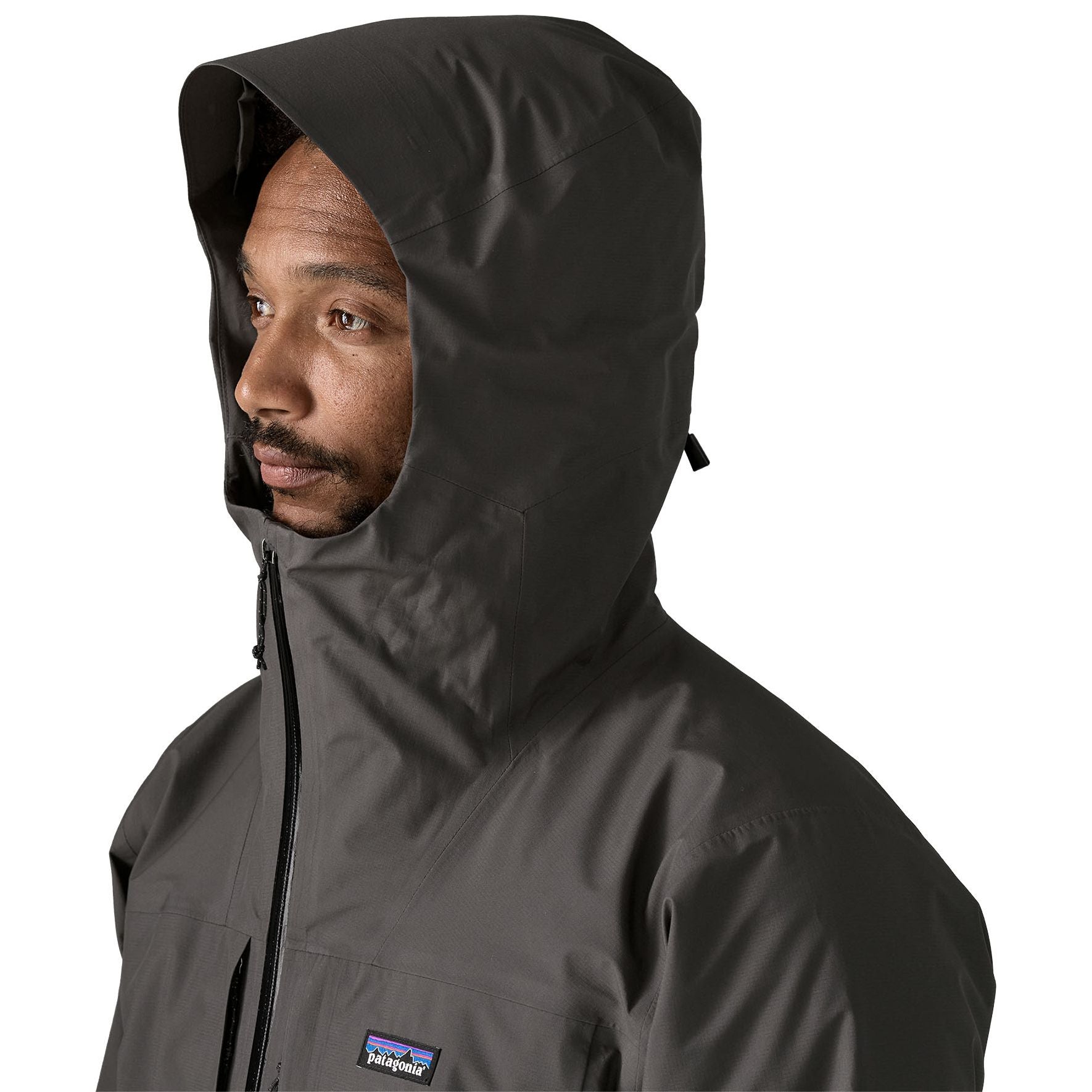 Patagonia Men's Insulated Boulder Fork Rain Jacket Black Image 05
