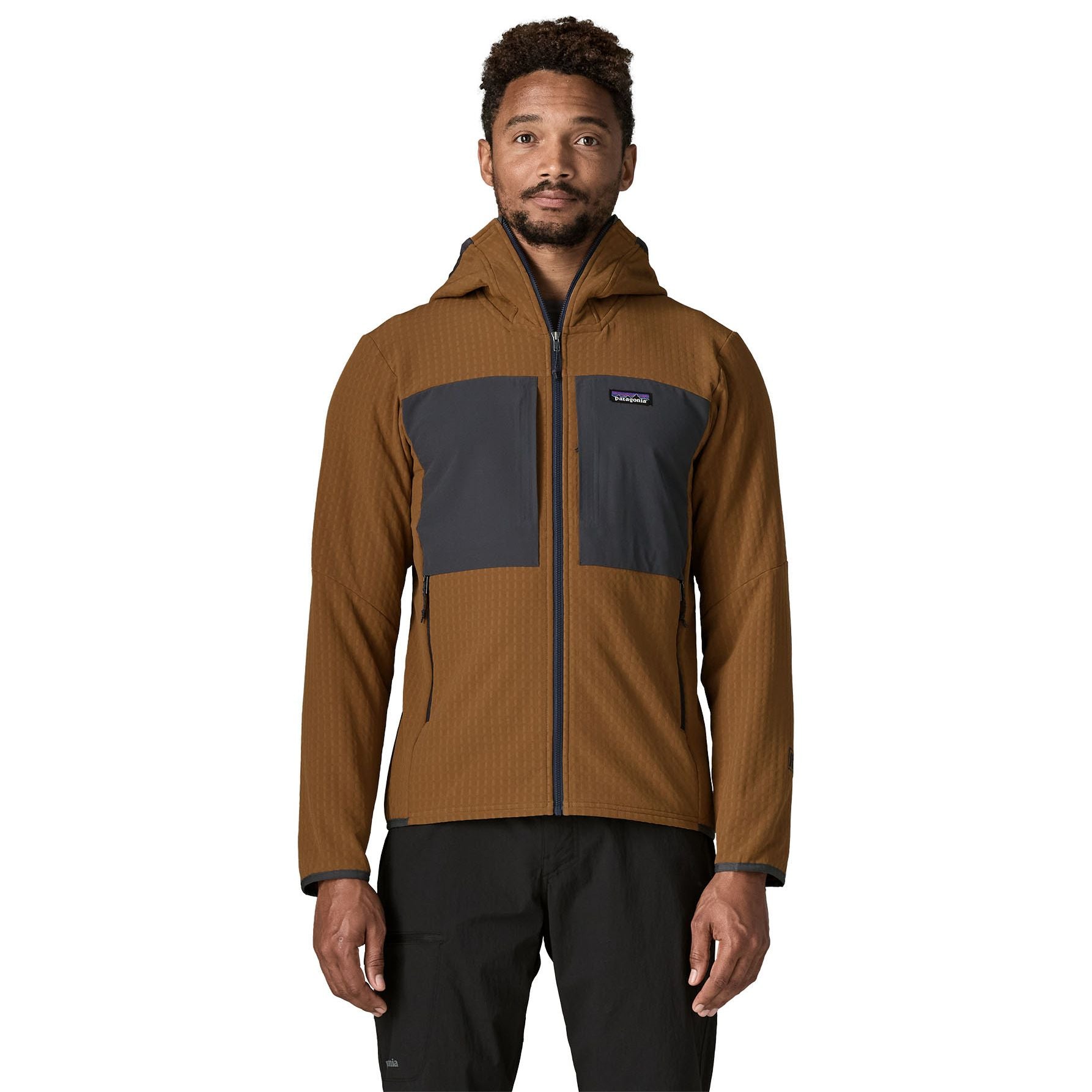 Patagonia Men's R2 TechFace Hoody Deer Brown Image 02