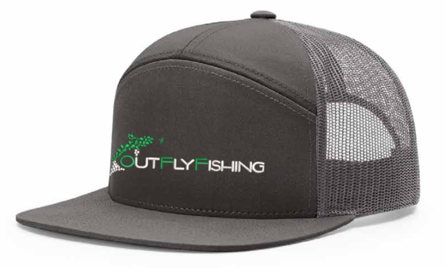 Out Fly Fishing Branded 7 Panel Hats
