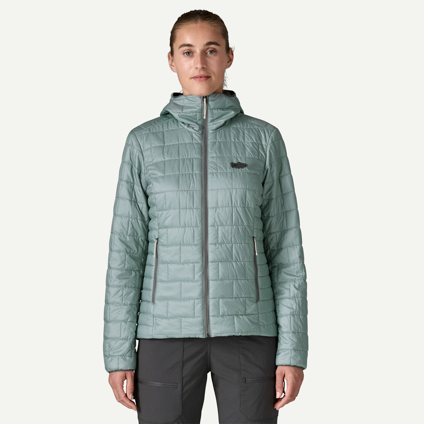 Patagonia Women's Nano Puff Fitz Roy Trout Hoody