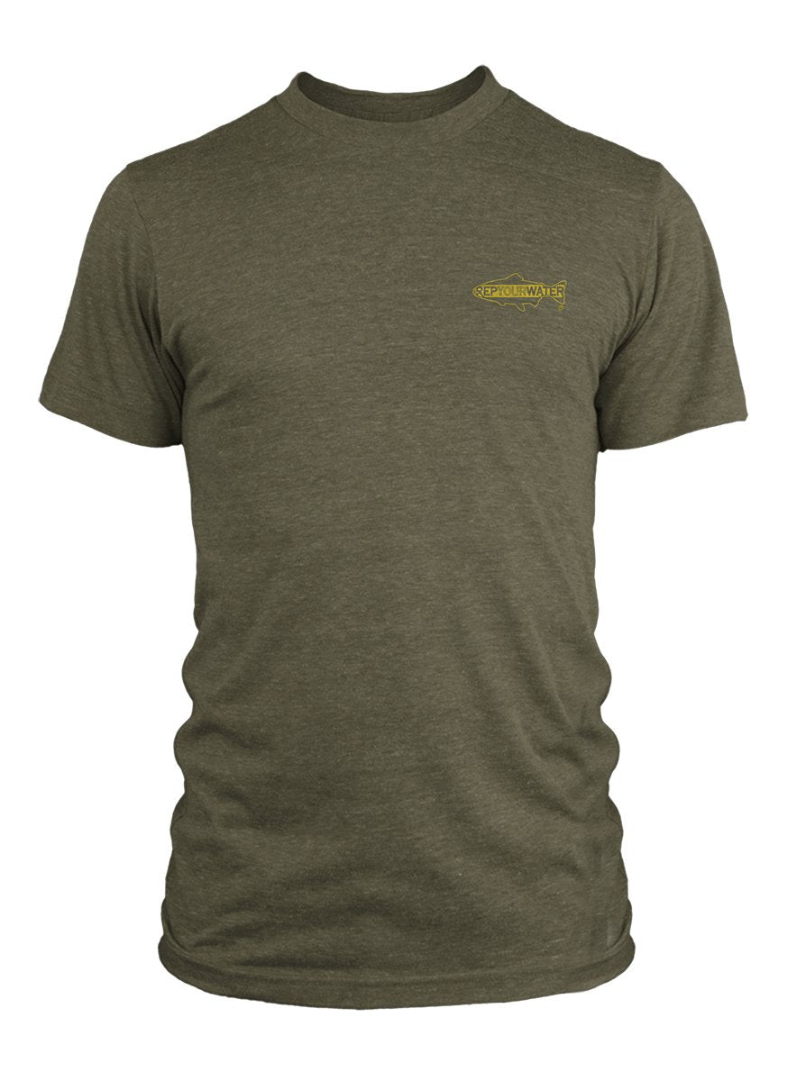 Rep Your Water Brook Trout Spine Tee (Sale)
