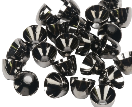 Black Nickel Tungsten Coneheads for fly tying