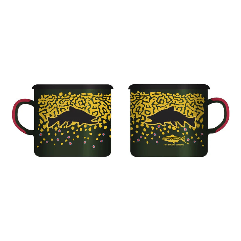 Rep Your Water- Enamel Camp Mug