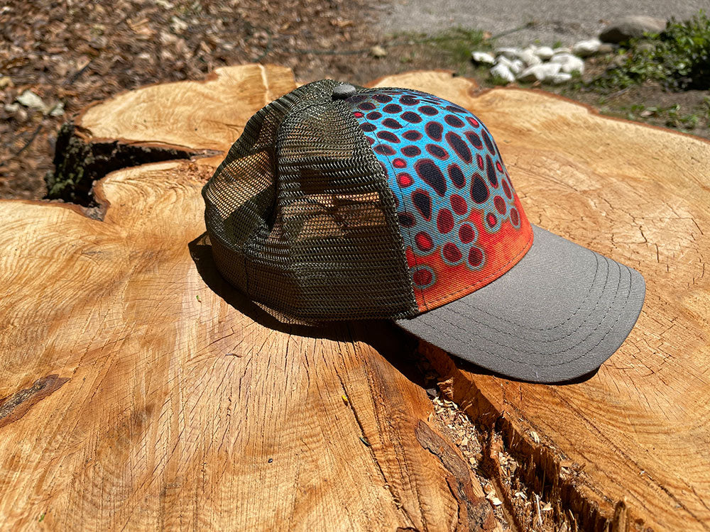 Derek Deyoung Brown Trout Flank Buck Trucker Hat