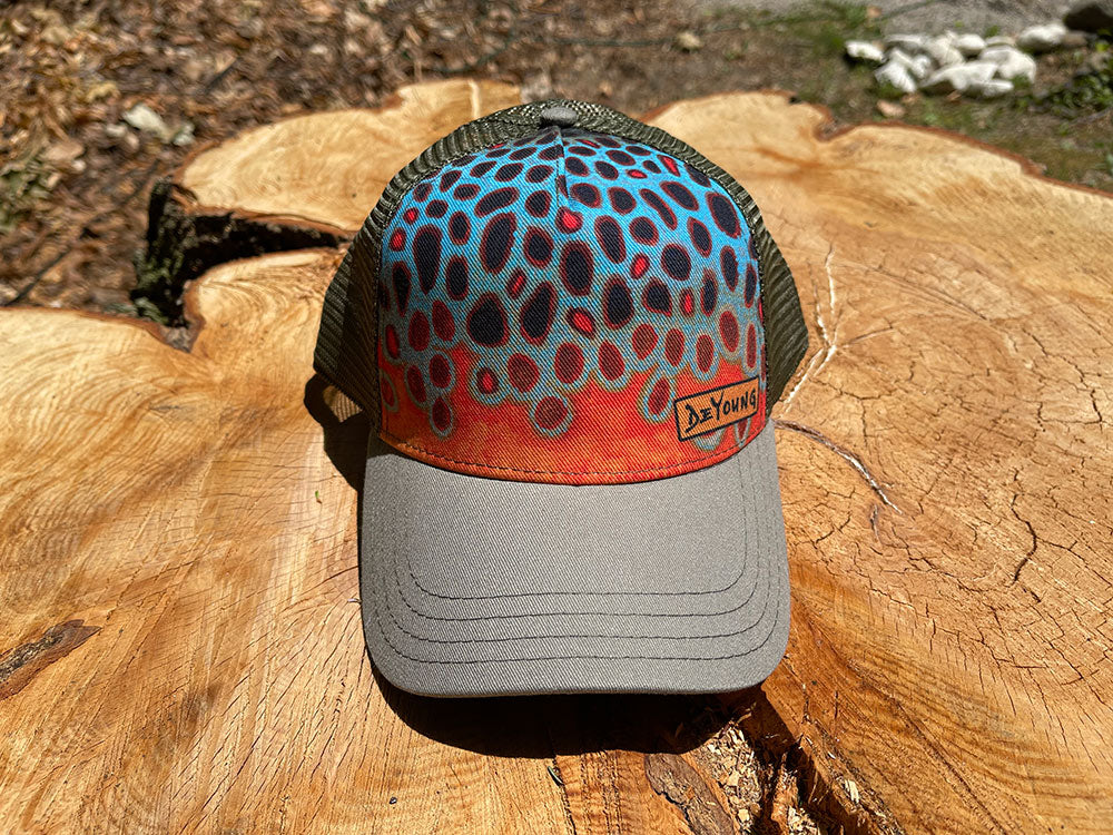 Derek Deyoung Brown Trout Flank Buck Trucker Hat