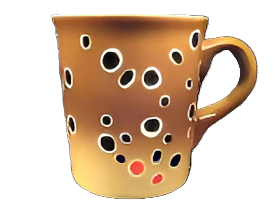 Ceramic Fish Skin Mugs