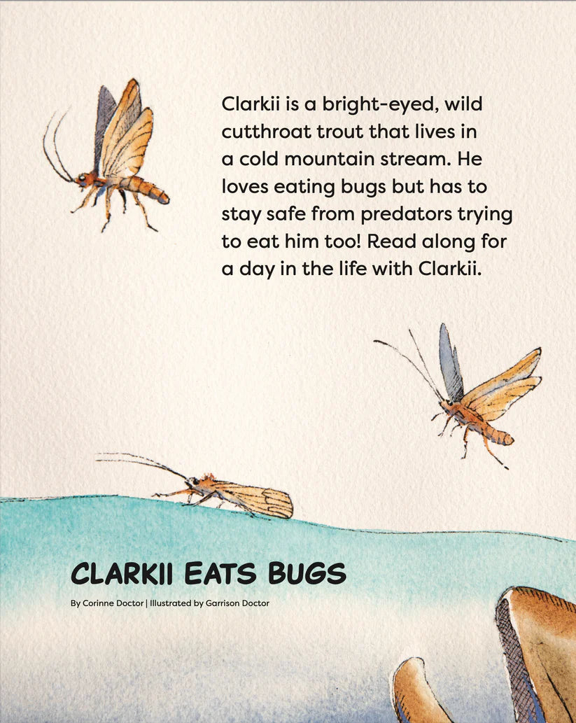 Rep your Water - Clarkii Eats Bugs kids book