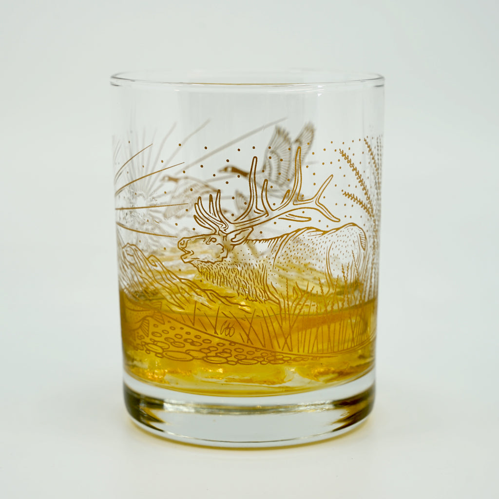 Casey Underwood Elk and Trout Tumbler