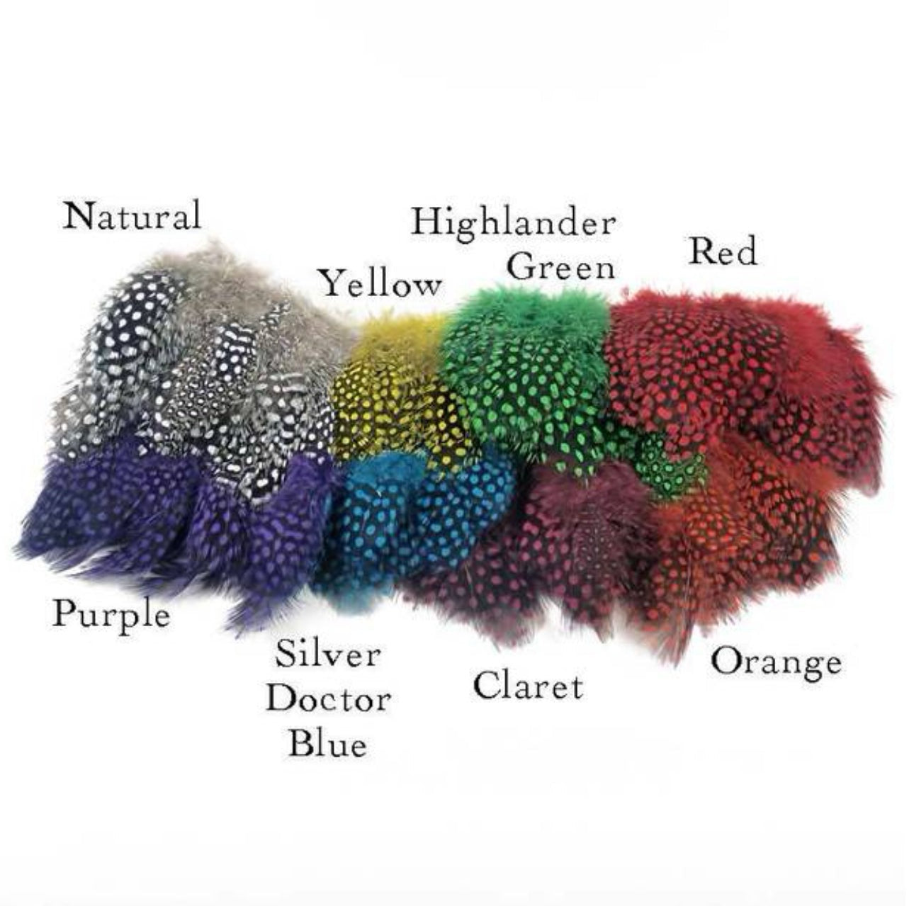 Hareline Strung Guinea Feathers