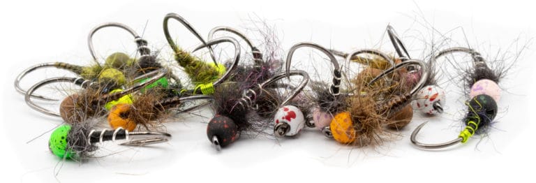 Firehole Speckled Tungsten Slotted Beads