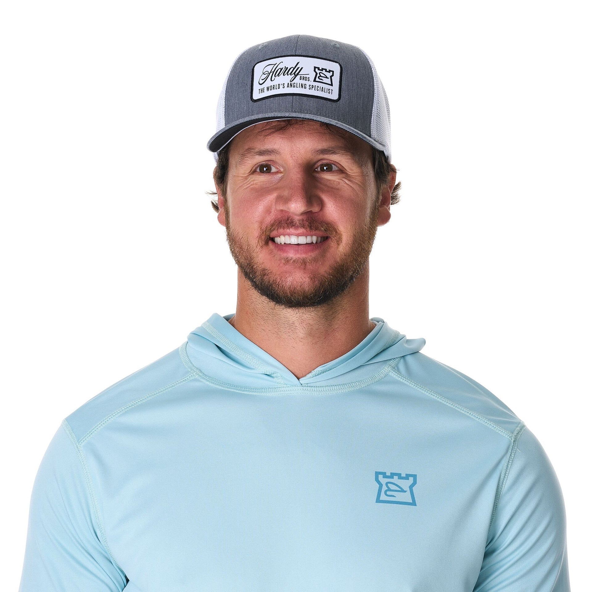 Hardy Heather Twill Patch Trucker