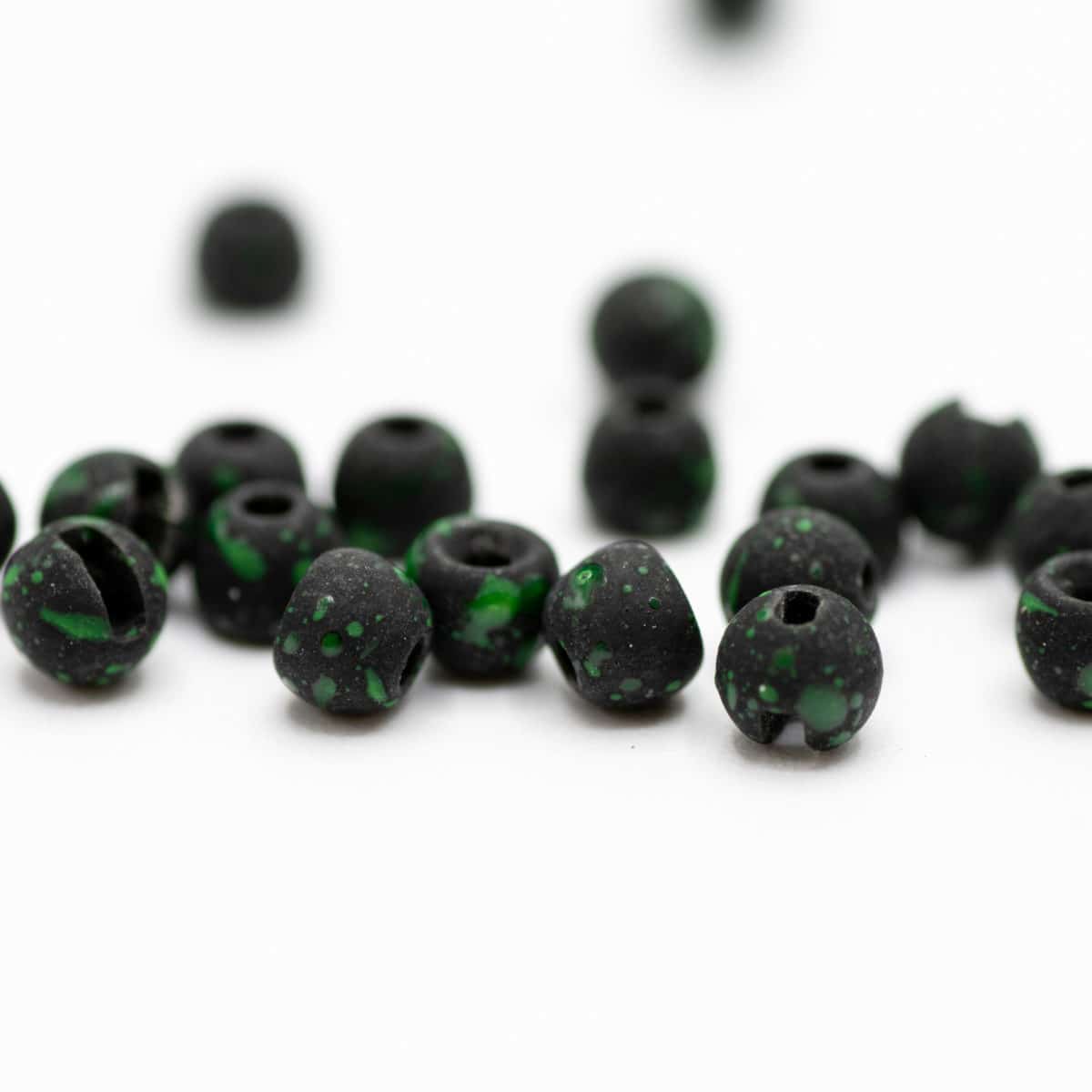 Firehole Speckled Tungsten Slotted Beads