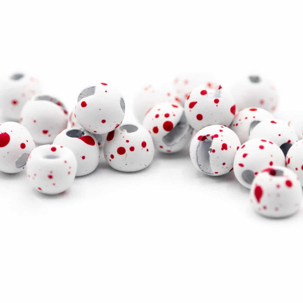 Firehole Speckled Tungsten Slotted Beads