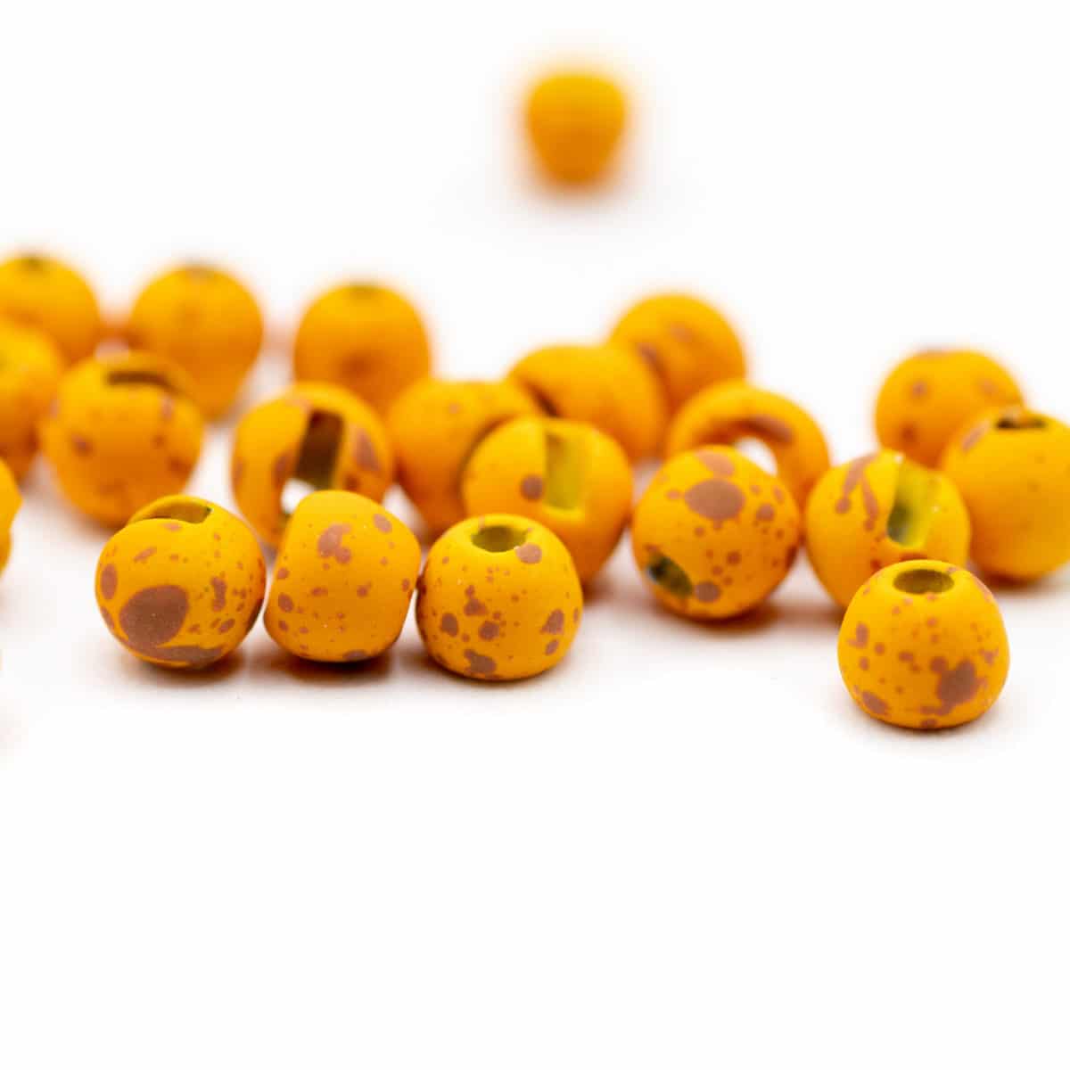 Firehole Speckled Tungsten Slotted Beads