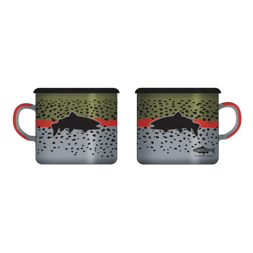 Rep Your Water- Enamel Camp Mug