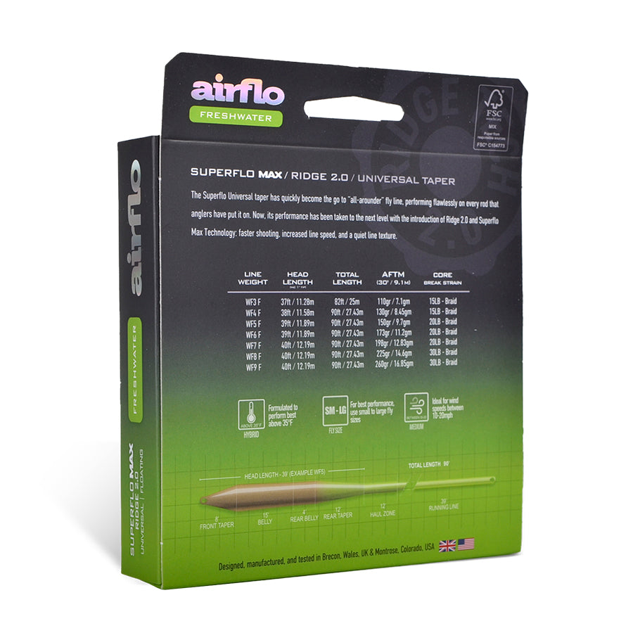 Airflo Superflo Max Ridge 2.0 - Universal Taper
