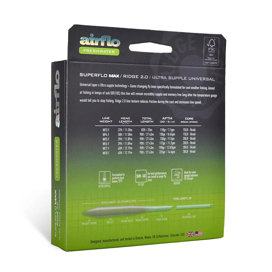 Airflo Superflo Max Ridge 2.0 - Ultra Supple Universal
