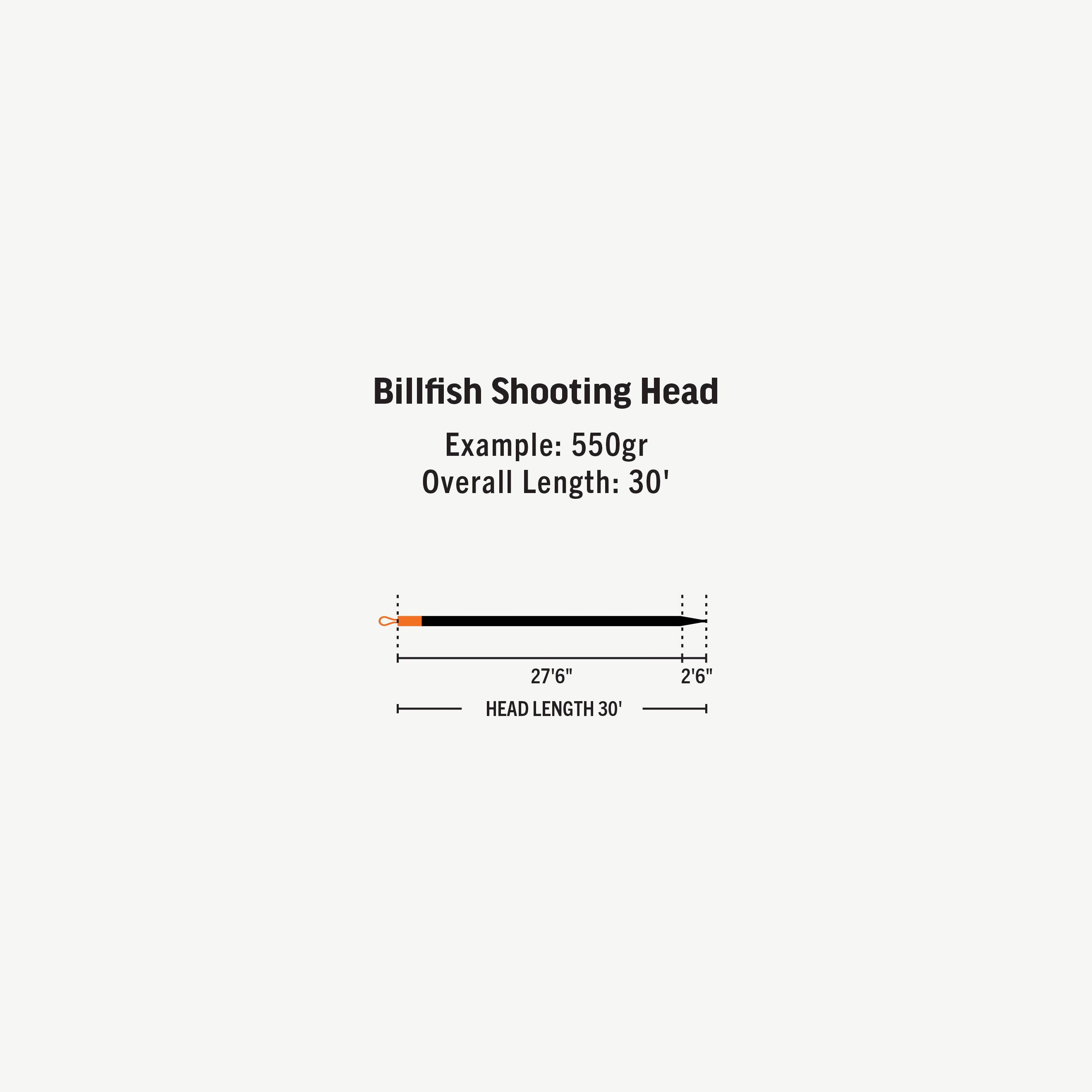 Rio Billfish 30 Foot Shooting Head