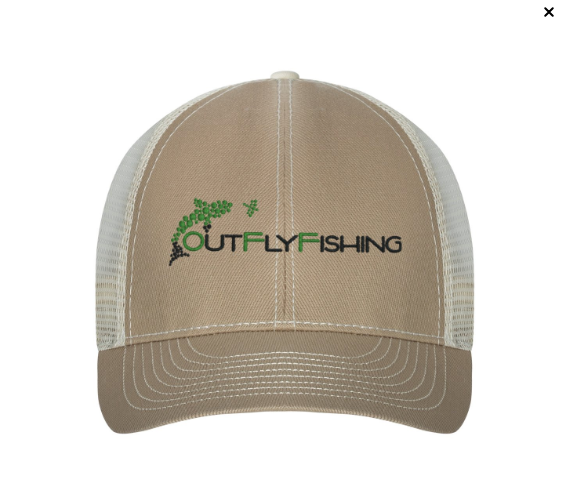 Out Fly Fishing Full Logo Trucker Hats
