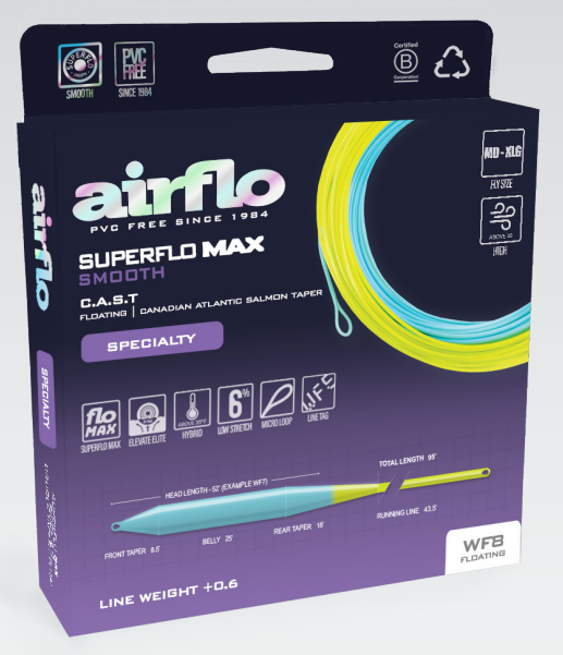 Airflo Superflo Max Smooth - Canadian Atlantic Salmon Taper (C.A.S.T)