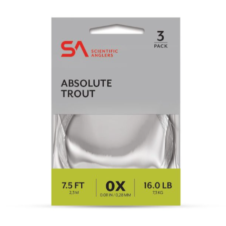 Scientific Anglers - Absolute Trout Leader (3 Pack)