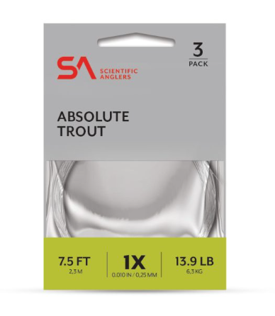 Scientific Anglers - Absolute Trout Leader (3 Pack)