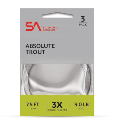 Scientific Anglers - Absolute Trout Leader (3 Pack)