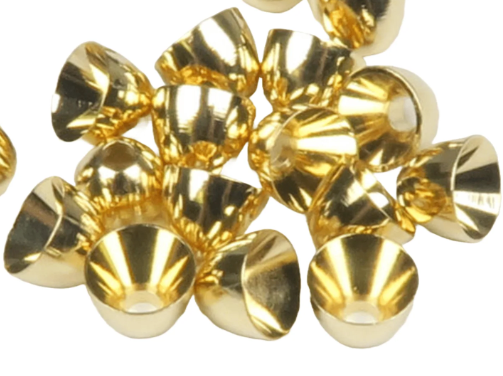 Gold Tungsten Coneheads for fly tying