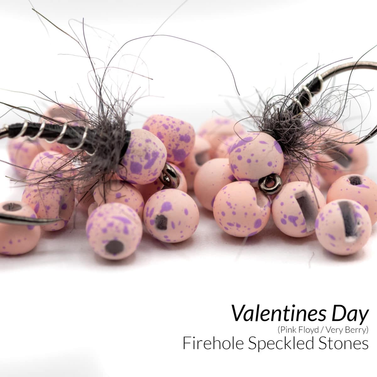 Firehole Speckled Tungsten Slotted Beads