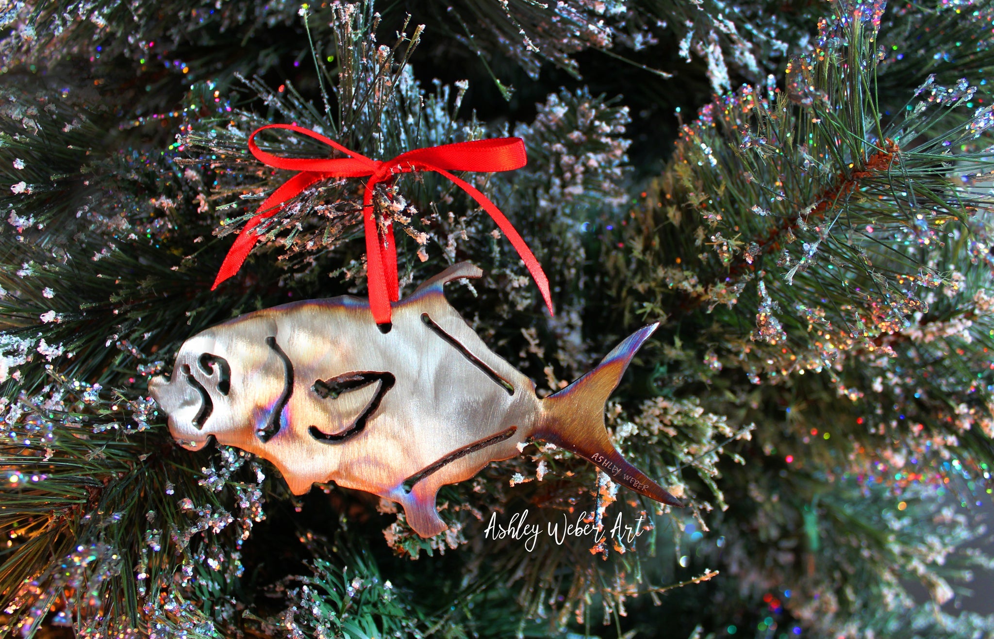 Ashley Weber Metal Christmas Ornaments