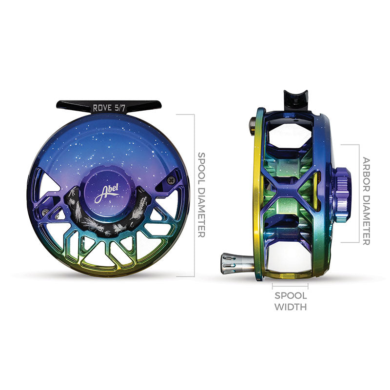 Abel Rove 7/9 Larko Permit Purple Fly Reel