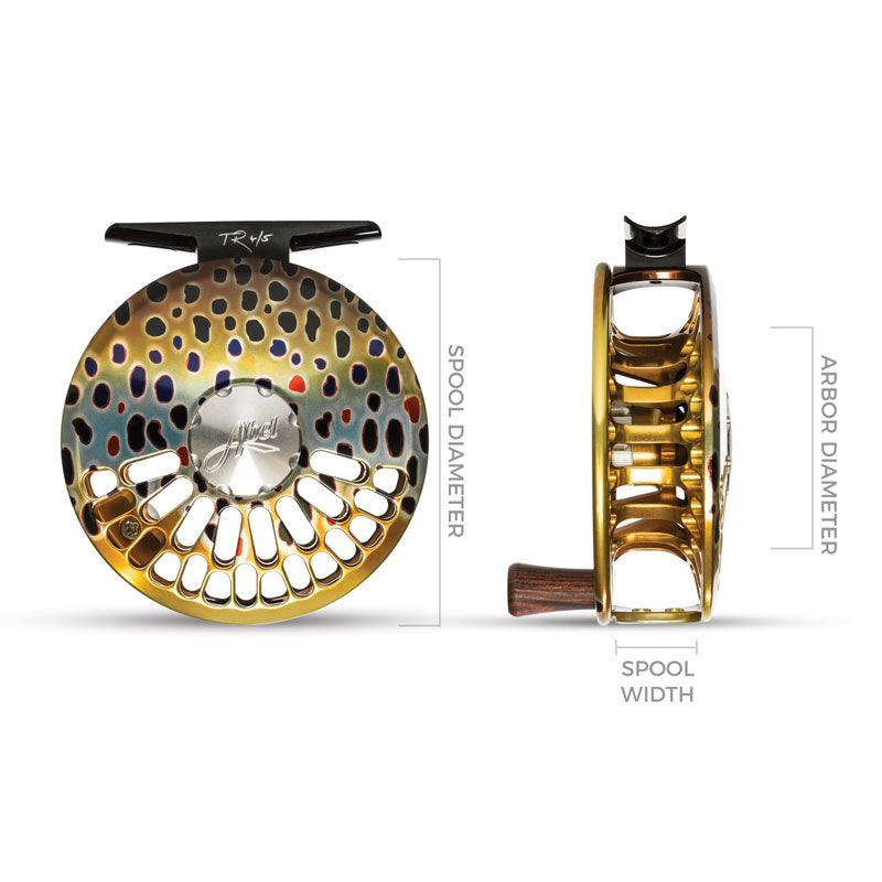 Abel TR Ti 5/6 Larko Brook Trout Fly Reel