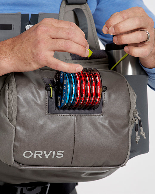  Orvis Mini Sling Pack (26B2) Shoulder Strap Tackle Backpack - Fly  Fishing Tool Bag of 100% Recycled ECO CORDURA Fabric With TPU Coating,  5-Liter Capacity and Internal Features, Sand - One