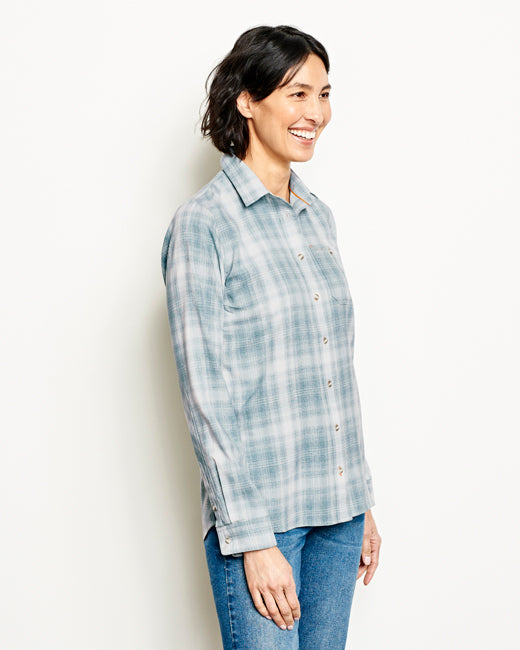 Orvis Women's Tech Chambray Plaid Workshirt (Sale)