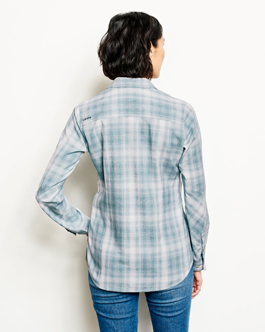 Orvis Women's Tech Chambray Plaid Workshirt (Sale)