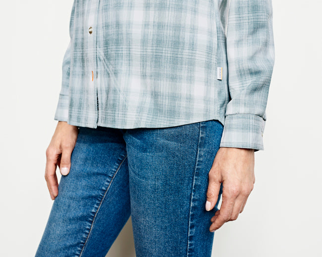 Orvis Women's Tech Chambray Plaid Workshirt
