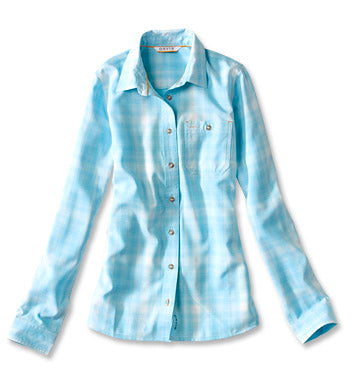 Orvis Women's Tech Chambray Plaid Workshirt