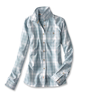 Orvis Women's Tech Chambray Plaid Workshirt