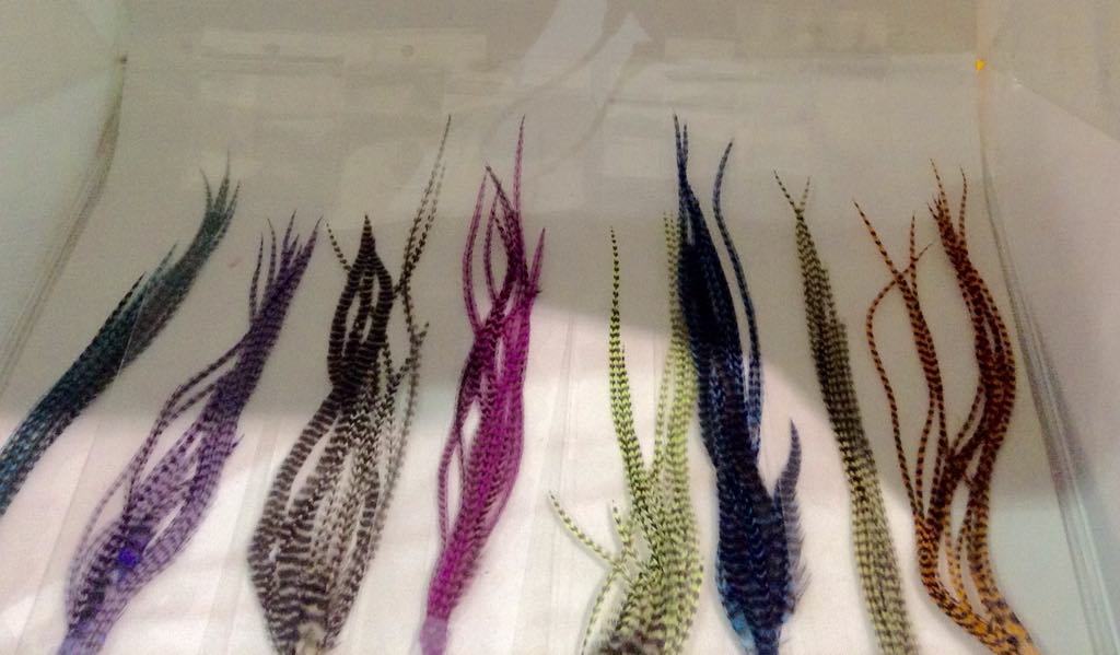 Metz #2 Dyed Grizzly Saddle Hackle Packs
