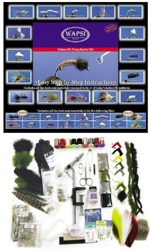 Wapsi Deluxe Fly Tying Starter Kit