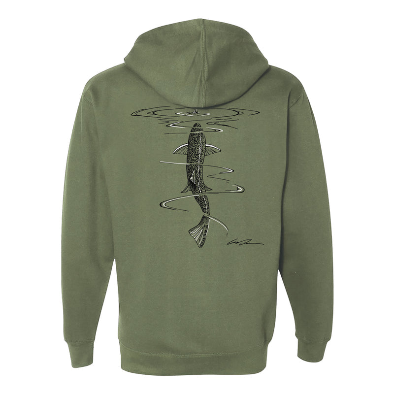 Rep Your Water Rising Brookie Zipped Eco Hoody
